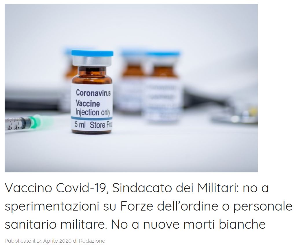 VACCINI MILITARI OK